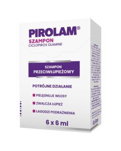 Pirolam, szampon, saszetki, 6 ml, 6 szt.
