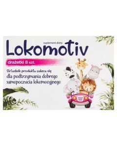 Lokomotiv, drażetki, 8 szt.