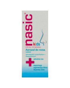 Nasic Kids, (0,05mg+5mg)/dawkę, aerozol do nosa, roztwór, 10 ml