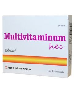 Multivitaminum hec, tabl., 50 szt