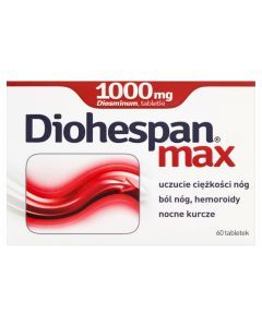 Diohespan max, 1000 mg, tabletki, 60 szt.