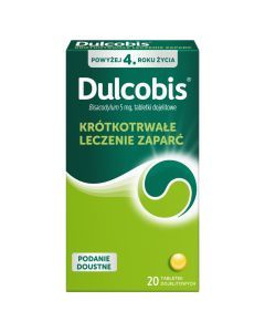 Dulcobis, 5 mg, tabletki dojelitowe, 20 szt.