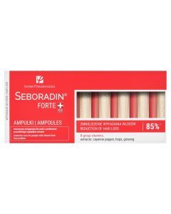 Seboradin Forte, ampułki przeciw wypadaniu włosów, 14 x 5,5 ml