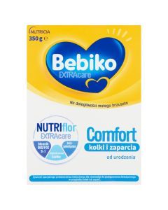 Bebiko Comfort Nutriflor Extracare, żywność specjalnego przeznaczenia dla niemowląt od urodzenia, 350 g