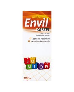 Envil Kaszel Junior, 15 mg/5 ml, syrop, 100 ml