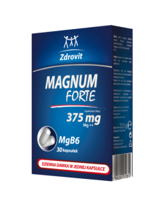 Zdrovit Magnum Forte 375 mg, kapsułki, 30 szt.