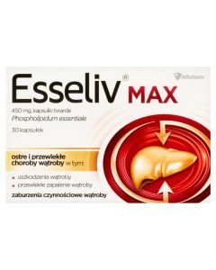 Esseliv Max, 450 mg, kapsułki twarde, 30 szt.