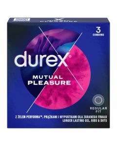 Durex Mutual Pleasure, prezerwatywy, 3 szt.