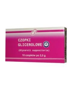 Czopki glicerolowe,2g, (  L.G.Olszt.),10szt,blister w kart.