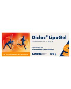 Diclac Lipogel, 10 mg/g, zel, 100 g