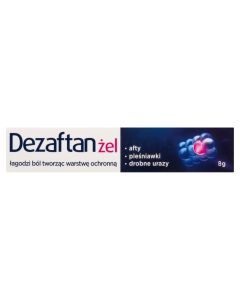 Dezaftan, żel do stosowania w jamie ustnej, 8 g