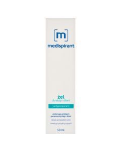 Medispirant, żel do stóp i dłoni antyperspirant, 50 ml