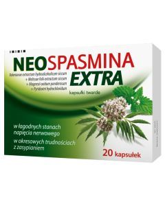 Neospasmina Extra (Extraspasmina), kapsułki twarde, 20 szt.