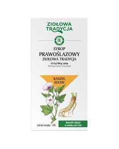 Ziołowa Tradycja Syrop prawoślazowy, 35,9g/100g, syrop, 125 g