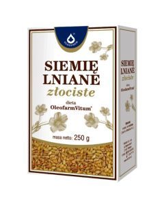 Oleofarm, LenVitol, siemię lniane, złociste, 250 g
