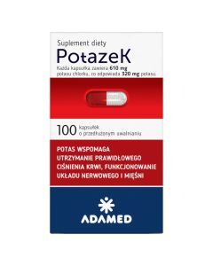 Potazek, kapsułki o zmodyfikowanym uwalnianiu, 100 szt.