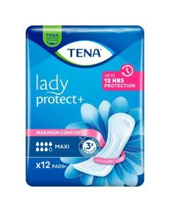 TENA Lady Protect+ Maxi, specjalistyczne podpaski, 12 szt.