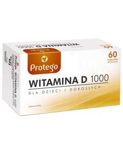 Protego Witamina D 1000, kapsułki elastyczne, 60 szt.