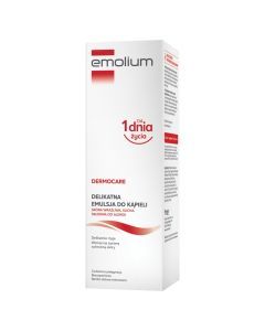 Emolium Dermocare, Delikatna emulsja do kąpieli, 400 ml