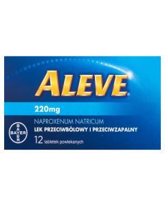 Aleve, 220 mg, tabletki powlekane, 12 szt.