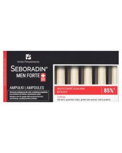Seboradin Men Ampułki Forte, przeciw wypadaniu włosów, 14 ampułek x 5,5 ml