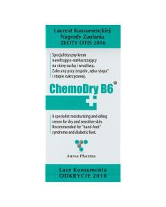 ChemoDry B6, krem nawilżająco-natłuszczający do skóry suchej i wrażliwej, 50 ml
