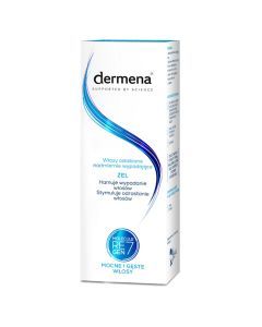 Dermena Hair Care, żel hamujący wypadanie włosów, 150 ml (butelka + dozownik)