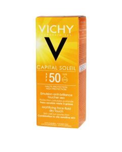 Vichy Capital Soleil, matujący krem do twarzy SPF 50, 50 ml