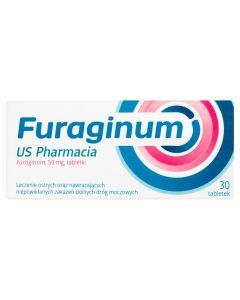 Furaginum US Pharmacia, 50 mg, tabletki, 30 szt.