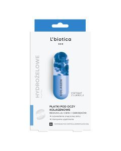 L'Biotica Płatki kolagenowe pod oczy, redukcja cieni i obrzęków, 3x2szt.
