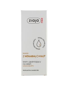 Ziaja Med, Kuracja Dermatoligiczna, krem ujędrniający na dzień z witaminą C+HA/P, 50 ml