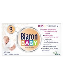 Bioaron Baby 0+, krople wyciskane z kapsułki, 30 szt.