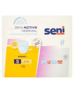 Seni Active Normal, majtki chłonne, rozmiar S, 10 szt.