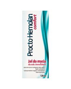 Procto-Hemolan Comfort, żel do mycia dla osób z hemoroidami, 120 ml