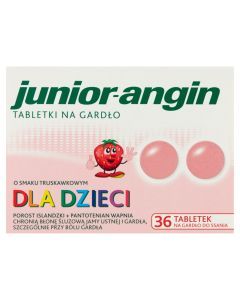 Junior angin, tabletki na gardło, 36 szt.
