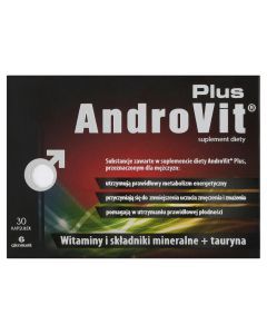 Androvit Plus, kapsułki żelatynowe miękkie, 30 szt.