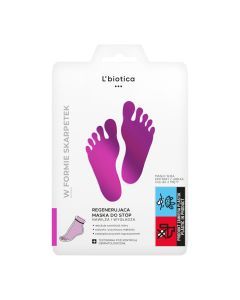 L'Biotica Maska Do Stóp, regenerująca, 32 ml (nasączone skarpety)