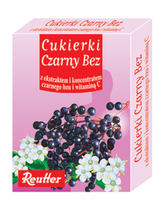 Cukierki, czarny bez, 50 g