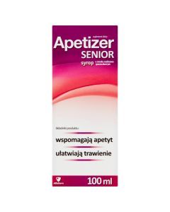 Apetizer Senior, syrop, smak malinowo-porzeczkowy, 100 ml