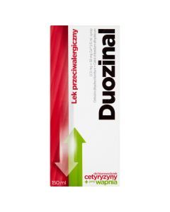 Duozinal, (2,5 mg+58 mg Ca2+)/5 ml, syrop, 150 ml