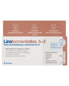 Linotormentiallae A+E, krem tormentiolowy z witaminami  A i E, 50 g