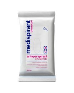Medispirant, antyperspirant, chusteczki, 20 szt.