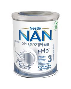Nestle Nan Optipro Plus 3 HMO, produkt na bazie mleka dla małych dzieci, 800 g