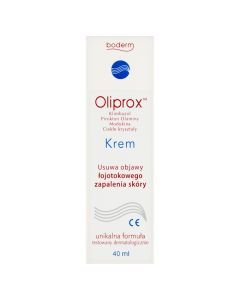 Oliprox, krem usuwający objawy łojotokowego zapalenia skóry, 40 ml