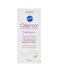 Oliprox, szampon oczyszczający w łojotokowym zapaleniu skóry, 200 ml