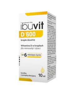 Ibuvit D 600, krople doustne, 10 ml