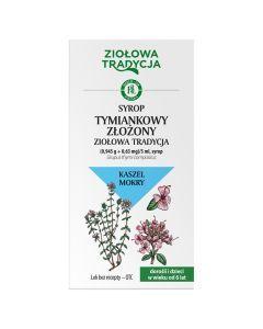 Ziołowa Tradycja Syrop tymiankowy złożony, (0,945 g + 0,63 mg)/5 ml, syrop, 125g