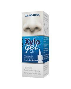 Xylogel, 0,1%, żel do nosa w butelce z dozownikiem, 10 g