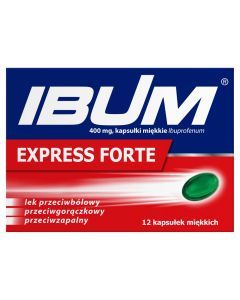 Ibum Express Forte, 400 mg, kapsułki miękkie, 12 szt.