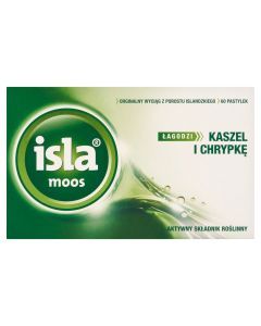 Isla-Moos, pastylki do ssania, 60 szt.